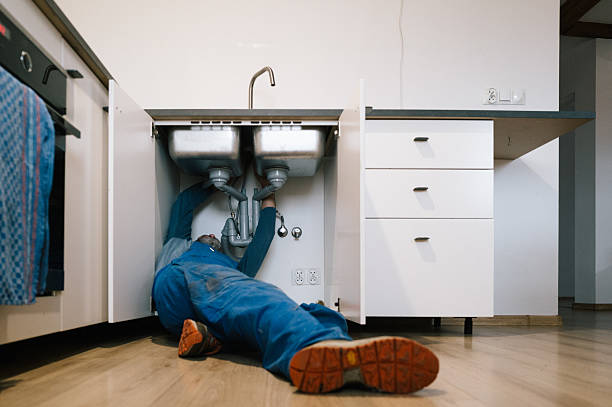Professional Drain Cleaning technician working in Red Springs, NC